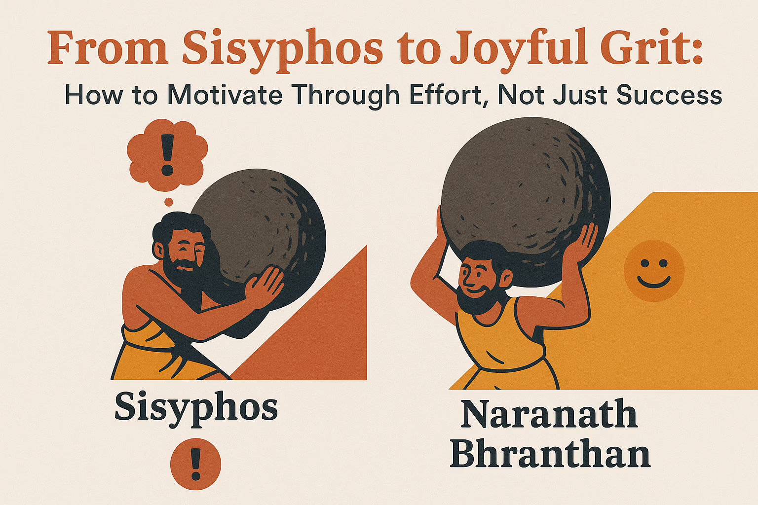 From Sisyphos to Joyful Grit: How to Motivate Through Effort, Not Just Success